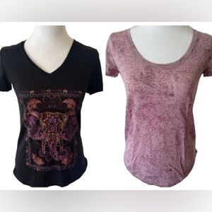 Fifth Sun Black Short Sleeve Graphic T-shirt
